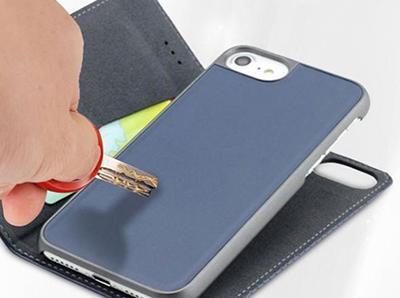 Чехол-книжка из искусственной кожи, чехол для iPhone 8